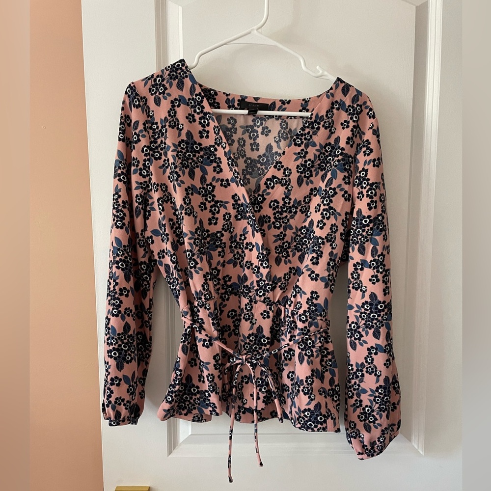 J. Crew Size 12 floral blouse